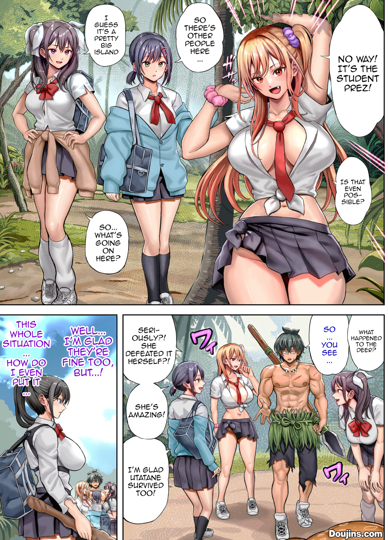Hentai Manga Comic-Deserted Island Castaway Harem 2-Chapter 1-10